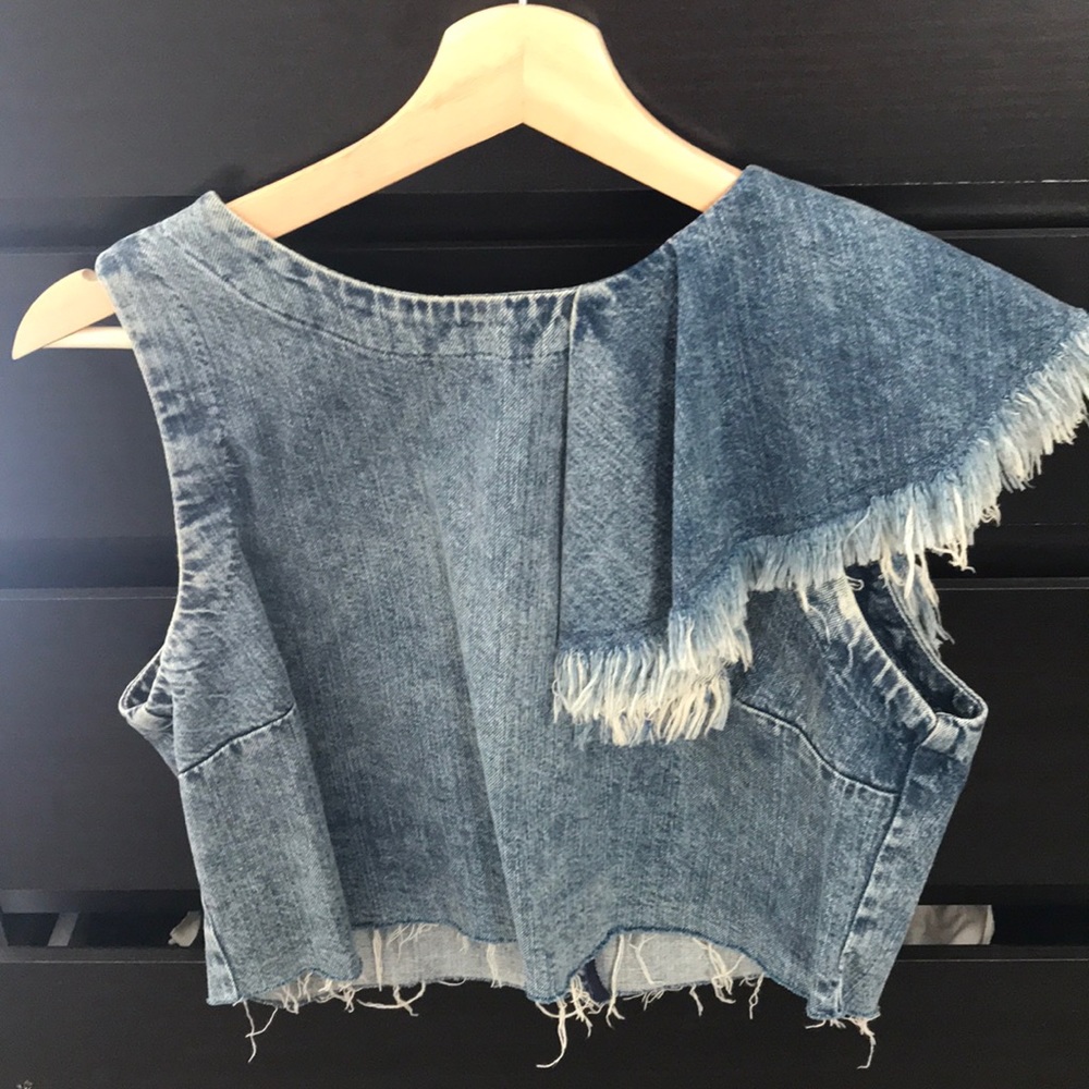 Denim top